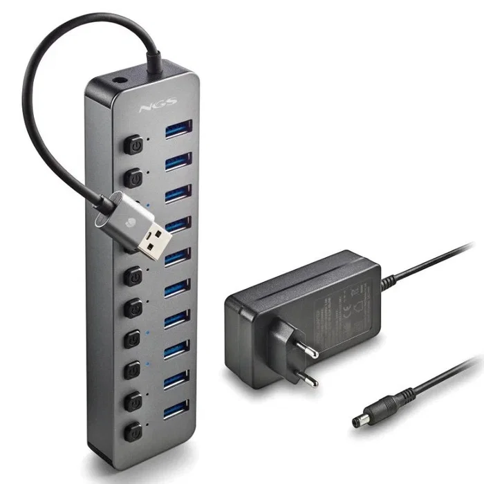 NGS Hub USB 3.0 iHub10 10 Puertos